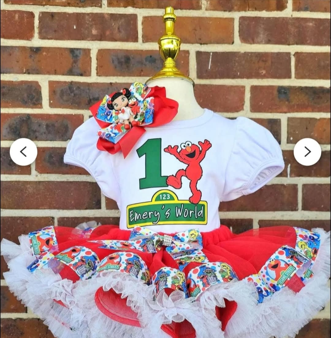 Makaylas Bday Tutu Elmo