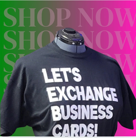 Let's Exchange Business Cards