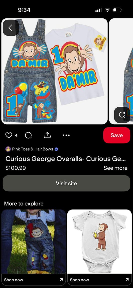 Jehzekiel's Curious George Party