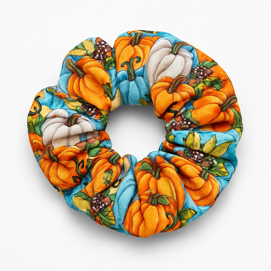 Jumbo Pumpkin Scrunchies